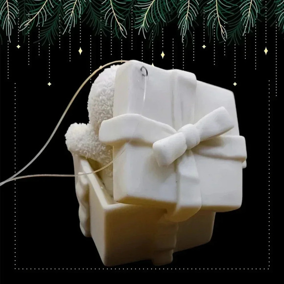 Department 56 snowbabies lot of 6 christmas figurines beige color - Picture 11 of 13